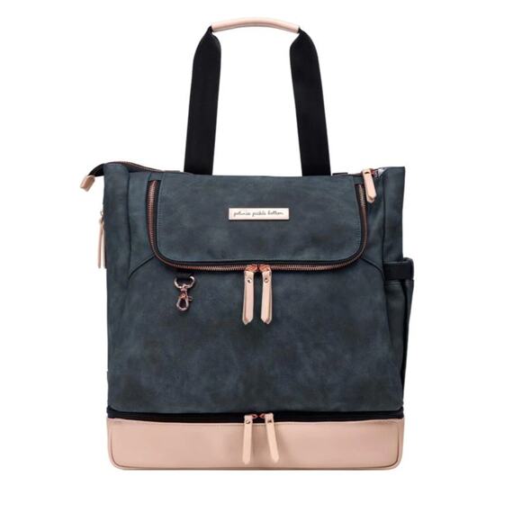 Petunia Pickle Bottom Handbags - Petunia Pickle Bottom Pivot Pack in Indigo Blush Baby Diaper Bag